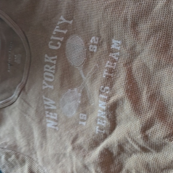 American Eagle Baby Tee Style top, new york city tennis used twice - Picture 6 of 9
